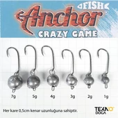 TAMSET Crazy Game Hareketli LRF Jig Head Silikon Yem Zokası - 2
