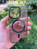 İphone 14 Plus Hybrid Magsafe Animasyonlu Sararmaz Kılıf thumbnail 5