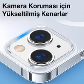Baseus iPhone 13 Pro Magsafe Silikon Kılıf ve Kırılmaz Ekran Koruyucu Seti, Sararmaz, Darbe Emici Kılıf - 2