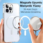 Baseus iPhone 13 Pro Magsafe Silikon Kılıf ve Kırılmaz Ekran Koruyucu Seti, Sararmaz, Darbe Emici Kılıf - 3