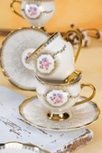 Acar HXF-22-0207 Dianna 6 Kişilik Kahve Fincanı Takımı thumbnail 2
