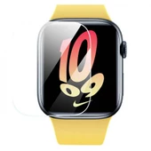 Baseus Full Kaplama Apple Watch 4,5,6,SE ve SE2 40mm İle Uyumlu Ekran Koruyucu, Çizik ve Kırılma Önleyici Nano - 1
