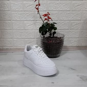 Lee Cooper 31100 Beyaz 5 cm Kalın Tabanlı Bayan Spor Ayakkabı - 9