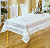 Raşel Örme 160x220 Pano Desenli Masa Örtüsü (SEÇENEKLİ) - 4