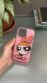 Iphone 14 Pro Max Uyumlu Powerpuff Girls Baskılı Gözlük Popsoketli Standlı Kılıf - 5