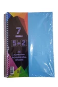 a4 boy 5+2 ayraçlı defter dersane defteri (5 kareli 2 çizgili )175 yaprak udep - 7