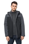 Jack Wolfskin Taubenberg 3IN1 Erkek Su Geçirmez Outdoor Mont 1115311-6350 - 1