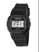 Captiva Digital 30 mt Suya Dayanıklı Işıklı Alarmlı Kronometreli Takvimli Silikon Kordonlu Çoçuk Kol Saati - 1