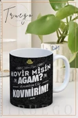 Baskılı Kupa Bardak Seramik Mug - Kovirmisin Ağaam - 2
