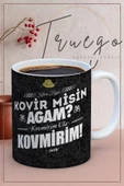 Baskılı Kupa Bardak Seramik Mug - Kovirmisin Ağaam - 1