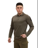 Single Sword Polo Yaka Uzun Kol Taktik T-Shirt - 10