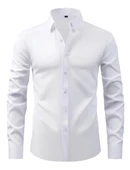 Erkek Silim Fit Uzun Kol Gömlek BGL-ST03143 thumbnail 1