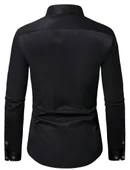 Erkek Silim Fit Uzun Kol Gömlek BGL-ST03143 thumbnail 8