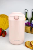 Digithome Paslanmaz Çelik Hazneli Yemek Termosu 2000 Ml Pembe - YK1412 C320.025 - 1