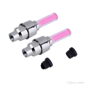 Işıklı Sibop Kapağı, Bisiklet, Motorsiklet ve Arabalar  için pembe - 1