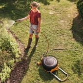 Fiskars Tekerlekli Otomatik Hortum Makarası XL 20 M+7 M 1025933 - 4