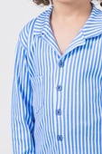 Lemoon Çizgili Düğmeli Çocuk Pijama Takımı C83294 - 6