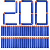 Nerf Yedek Mermi 200 Adet Premium Kalite Yumuşak Sünger Mermi - 1