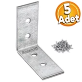 Mobilya Eşya Dolap Yatak Duvara Sabitleme Köşebent Bağlantı Aparatı L Demiri Gönye 45x45x20 Mm (5 ADET) thumbnail 1