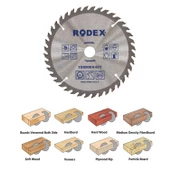 Ahşap MDF Mobilya Tahta Sunta Dolap Kesme Testeresi Metal Elmas Testere 190 mm 40 Diş - 3