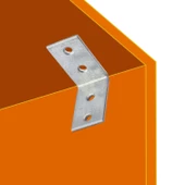 Mobilya Eşya Dolap Duvara Sabitleme Köşebent Bağlantı Aparatı L Demiri Gönye 35x35x20 Mm (25 ADET) - 2