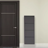 Antrasit Metal Ayakkabılık  MAC4 - 4 Kapaklı - 50X15X136 h - 1