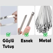 1 Metre 5 cm Cam Elyaf Ekzoz Sargısı Metal Kelepçe Manifold Sargı Bezi Yanmaz Bant Siyah Amyant 3 mm (Kalınlık) thumbnail 4