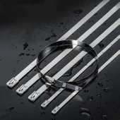 1 Metre 5 cm Cam Elyaf Ekzoz Sargısı Metal Kelepçe Manifold Sargı Bezi Yanmaz Bant Siyah Amyant 3 mm (Kalınlık) thumbnail 7