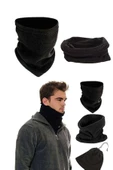 Polar Unisex İpli Bere ve Boyunluk Siyah - 6