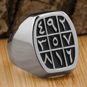 Ebcet Gümüş Erkek Yüzük thumbnail 1