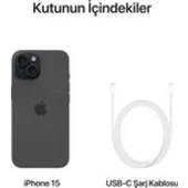 Apple iPhone 15 128 GB Siyah Cep Telefonu (Apple Türkiye Garantili) - 4