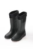 Yağmur Kar Çizmesi İçi Keçeli Siyah - 1