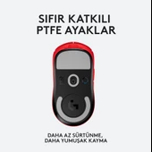 Logitech G PRO X Superlight Hero Kırmızı Kablosuz Oyuncu Mouse Teşhir - 4