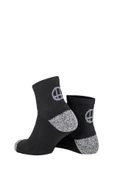 Oil Company Dört Mevsim Siyah  Patik Çorap Unisex Coolmax - 4