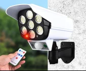 Bahçe Aydınlatma Su Geçirmez Kablosuz 77 LED 3 Mod Kamera Şeklinde - 2