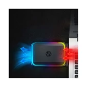 Azemax RGB Işıklı Usb Notebook Soğutucu 12"-17" için Tek Fanlı Sessiz - 3