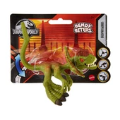 Jurassic World Dinozor Figür Dilophosaurus Bendy Biters Mattel Lisanslı Orjinal Oyuncak - 1