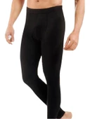 Kota Erkek Kışlık Termal Sıcak Tutan Tayt ve Fanila Takım 2'li Set Siyah - 2