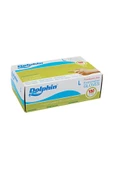 Dolphin Pudralı Beyaz Lateks Eldiven (100 Adet/Kutu) - 2