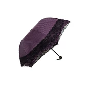 Marlux dantelli rüzgara dayanıklı fiber gövde kadın şemsiye - 4