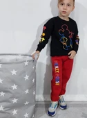 ERKEK ÇOCUK MİCKEY MOUSE MODELLİ 3 İP ŞARDONLU EŞOFMAN TAKIMI - 3