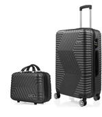 DZC KUZENLER AVM ORTA BOY VE MAKYAJ G&D Polo Suitcase ABS Lüx Valiz Seyahat Seti  2 Lİ - 1