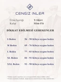 Cengiz İnler Yarım Balıkçı Yaka Çizgili Yünlü Erkek Triko Kazak - 6