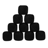 Jütburada Siyah Jüt İplik 5 Adet 500 Gram Hasır İp Kırnap İp Doğal İp Çuval İp - 1