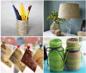 Jütburada Siyah Jüt İplik 5 Adet 500 Gram Hasır İp Kırnap İp Doğal İp Çuval İp - 2