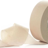 Jütburada Krem Kurdale Şerit (Nonwoven Tela Kumaş 2.5 cm) 220 Metre - 1