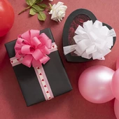 Jütburada Beyaz Kurdale Şerit (Nonwoven Tela Kumaş 2.5 Cm) 220 Metre - 2