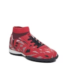 Dugana 2303 Ft Çocuk Kırmızı-Siyah Çoraplı Halı Saha Futbol Ayakkabı - 2
