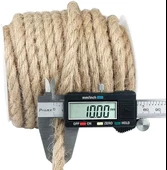 Jütburada Jüt Halat 10 mm 20 Metre Hasır Dekor Süsleme İp - 3