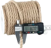 Jütburada Jüt Halat 8 mm 10 Metre Hasır Dekor Süsleme İp - 3